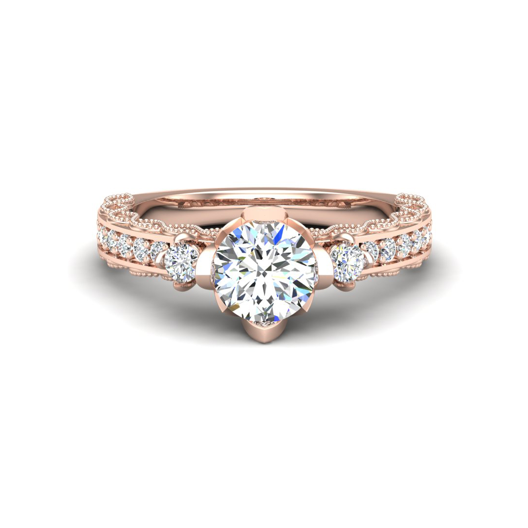 Veronica Accented Engagement Ring